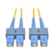 Image de Eaton Tripp Lite series Duplex Singlemode 9/125 Fiber Patch Cable (SC/SC), 10m (33 ft.) Câble de fibre optique - Bleu,Jaune (N356-10M)
