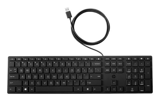 Image de HP 320K clavier Bureau USB Noir (4E806AV)