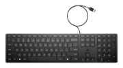 Image de HP 320K clavier Bureau USB Noir (4E806AV)