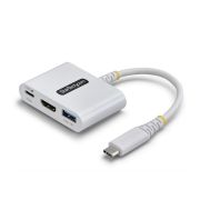 Image de StarTech.com Adaptateur Multiport USB-C vers HDMI avec Charge PD 140W, HDMI 4K 60Hz, Hub USB 5 Gbps, Mini Dock pour MacBook / Dell / Thinkpad / HP / iPad / Tablettes (168W-USBC-MULTIPORT)