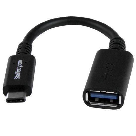 Image de StarTech.com Adaptateur USB-C vers USB-A de 15cm, USB 5Gbps, 3A, Convertisseur USB-C Mâle vers USB-A Femelle, Certifié USB-IF - Compatible Thunderbolt (USB31CAADP)