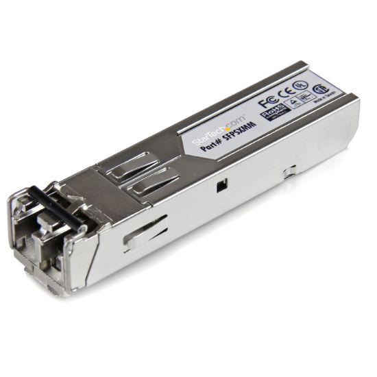 Image de StarTech.com Transcepteur fibre optique multimode Gigabit 850 nm - Module SFP - LC - 550 m (SFPSXMM)