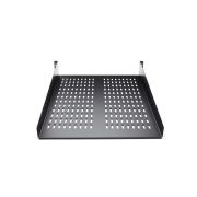Image de StarTech.com Etagère ventilée montée en rack 2U 22 pouces - Etagère d'armoire serveur fixe - 22 kg (CABSHELF22V)