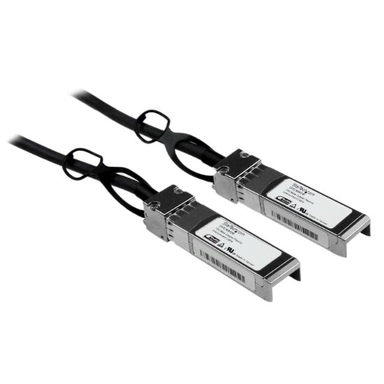 Image de StarTech.com Câble réseau passif SFP+ 10 GbE à connexion directe twinax en cuivre de 1 m compatible Cisco SFP-H10GB-CU1M (SFPCMM1M)