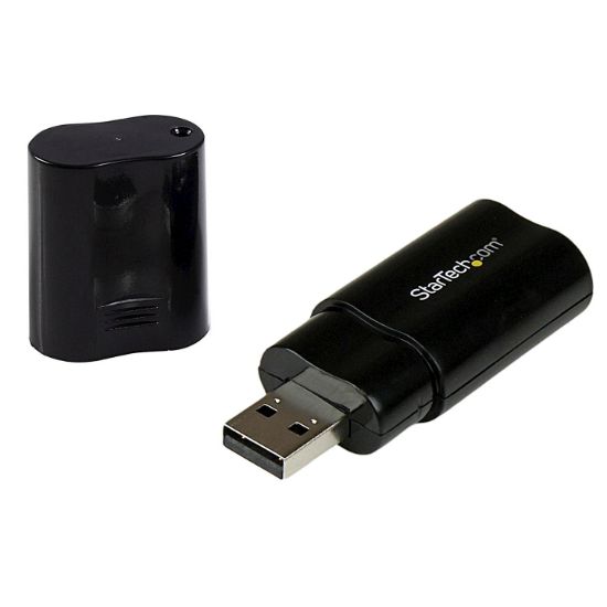 Image de StarTech.com Adaptateur Carte Son USB vers Audio Stéréo (ICUSBAUDIOB)