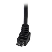 Image de StarTech.com Câble Micro USB 2 m - A vers Micro B coudé 90° vers le bas (USBAUB2MD)