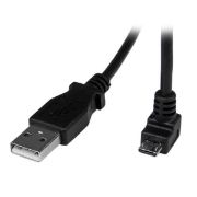 Image de StarTech.com Câble Micro USB 2 m - A vers Micro B coudé 90° vers le bas (USBAUB2MD)
