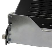 Image de StarTech.com Étagère Coulissante Ventilée 2U pour Rack Serveur avec Bras de Gestion des Câbles - Profondeur de Montage Réglable de 70,3 à 80,2cm - 22,6kg - Étagère pour Plat ... (UNISLDSHF192)