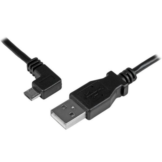 Image de StarTech.com câble USB USB 2.0 2 m USB A Micro-USB B Noir (USBAUB2MLA)