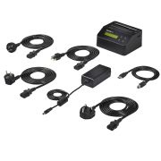 Image de StarTech.com Effaceur de Disque Dur à Baie Unique, Nettoyeur de HDD/SSD Autonome, USB 3.0 à SATA II (3 Gbps), 9 Modes d'Effacement, Écran LCD, Dock de nettoyage de Disque Dur ... (SDOCK1EU3P)