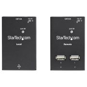 Image de StarTech.com Prolongateur USB 2.0 4 Ports - Extendeur USB sur Cat5/Cat6 Jusqu'à 40m - Prolongateur Compact USB 2.0 sur Ethernet (USB2004EXTV)