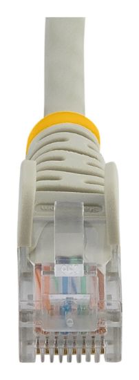 Image de StarTech.com Câble réseau Cat5e UTP sans crochet de 2m - Cordon Ethernet RJ45 anti-accroc - M/M - Gris (45PAT2MGR)