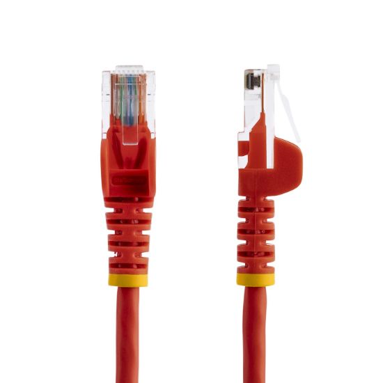 Image de StarTech.com Câble réseau Cat5e sans crochet de 5 m - Rouge (45PAT5MRD)