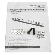 Image de StarTech.com Panneau de gestion de câbles 0U de 91 cm pour rack - Guide-câbles avec anneaux (CMVER20UD)