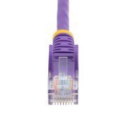 Image de StarTech.com Câble réseau Cat5e sans crochet de 10 m - Violet (45PAT10MPL)