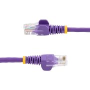 Image de StarTech.com Câble réseau Cat5e sans crochet de 10 m - Violet (45PAT10MPL)
