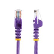 Image de StarTech.com Câble réseau Cat5e sans crochet de 10 m - Violet (45PAT10MPL)