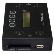 Image de StarTech.com Duplicateur et Effaceur de Disque Dur Autonome 1:1, Cloneur et Effaceur de HDD/SSD SATA et de Clé USB, Écran LCD, Conforme à la Norme TAA, Indépendant du Système ... (SU2DUPERA11)