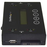 Image de StarTech.com Duplicateur et Effaceur de Disque Dur Autonome 1:1, Cloneur et Effaceur de HDD/SSD SATA et de Clé USB, Écran LCD, Conforme à la Norme TAA, Indépendant du Système ... (SU2DUPERA11)
