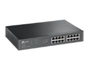 Image de TP-Link TL-SG1016PE Géré L2 Gigabit Ethernet (10/100/1000) Connexion Ethernet, supportant l'alimentation via ce port (PoE) 1U Noir (TL-SG1016PE V2)