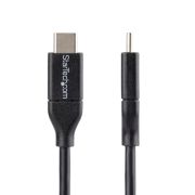 Image de StarTech.com Câble de Charge USB-C de 3m, Charge et Synchronisation, 60W (3A) PD, Câble de Charge USB 2.0 pour Ordinateur Portable - Cordon de Charge USB C (USB2CC3M)