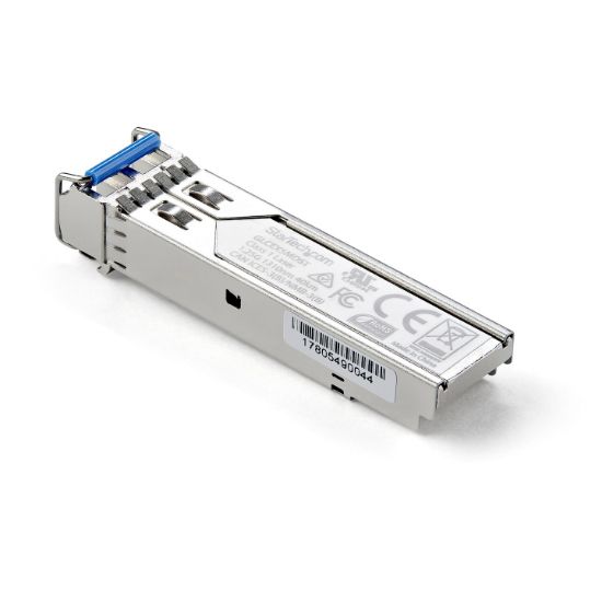 Image de StarTech.com Module de transceiver SFP 1000BASE-EX à fibre optique Gigabit - Conforme aux normes MSA - Monomode LC - 40 km (SFP1000EXST)
