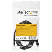 Image de StarTech.com Câble de Charge Rapide USB-C de 2m, Charge et Synchronisation, 100W (5A) PD, USB 2.0, Certifié USB-IF - Cordon de Charge USB C Noir (USB2C5C2M)
