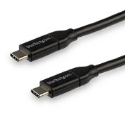 Image de StarTech.com Câble de Charge Rapide USB-C de 3m, Charge et Synchronisation, 100W (5A) PD, USB 2.0, Certifié USB-IF - Cordon de Charge USB C (USB2C5C3M)