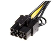 Image de StarTech.com Câble adaptateur d'alimentation PCI Express à 6 broches vers 8 broches de 15 cm - F/M (PCIEX68ADAP)