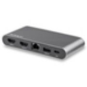 Image de StarTech.com Dock USB C - Station d'Accueil USB-C à Double Écran 4K HDMI - 100 W Power Delivery Pass-through, GbE, 2 USB A - Mini Hub Type C - Adaptateur Multiport pour PC Po ... (DK30C2HAGPD)