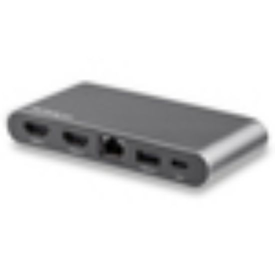 Image de StarTech.com Dock USB C - Station d'Accueil USB-C à Double Écran 4K HDMI - 100 W Power Delivery Pass-through, GbE, 2 USB A - Mini Hub Type C - Adaptateur Multiport pour PC Po ... (DK30C2HAGPD)