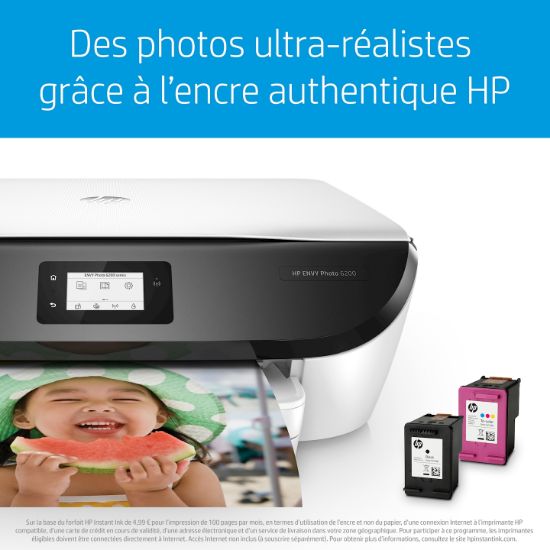 Image de HP ENVY Photo 6220 Sans fil All-in-One Couleur Imprimante, Instant Ink; Impression photo (K7G21B)