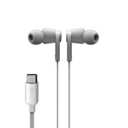 Image de Belkin ROCKSTAR Écouteurs Avec fil Ecouteurs Appels/Musique USB Type-C Blanc (G3H0002BTWHT)