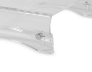 Image de BakkerElkhuizen Q-riser 110 61 cm (24") Bureau Transparent (BNEQR110)