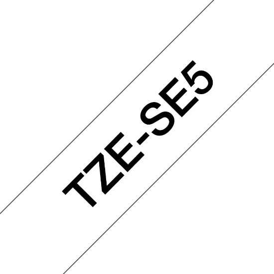 Image de Brother ruban d'étiquette Noir sur blanc TZ/TZe (TZE-SE5)