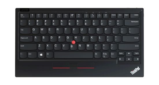 Image de Lenovo ThinkPad Trackpoint II clavier Universel RF sans fil + Bluetooth AZERTY Belge Noir (4Y40X49502)