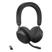Image de Jabra Evolve2 75 Casque Sans fil Arceau Bureau/Centre d'appels Bluetooth Noir (27599-989-999)