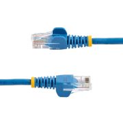 Image de StarTech.com Câble réseau Cat5e sans crochet de 7 m - Bleu (45PAT7MBL)