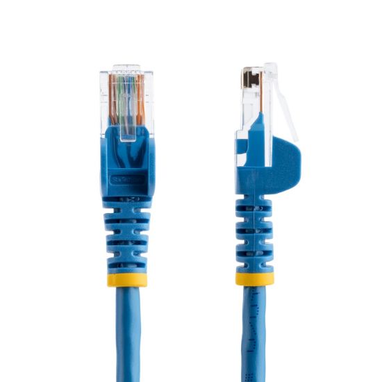 Image de StarTech.com Câble réseau Cat5e sans crochet de 7 m - Bleu (45PAT7MBL)