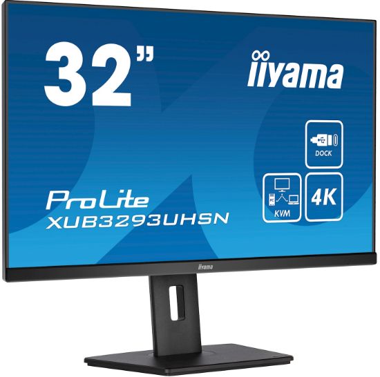 Image de iiyama ProLite écran plat de PC 80 cm (31.5") 3840 x 2160 pixels 4K Ultra HD LCD Noir (XUB3293UHSN-B5)
