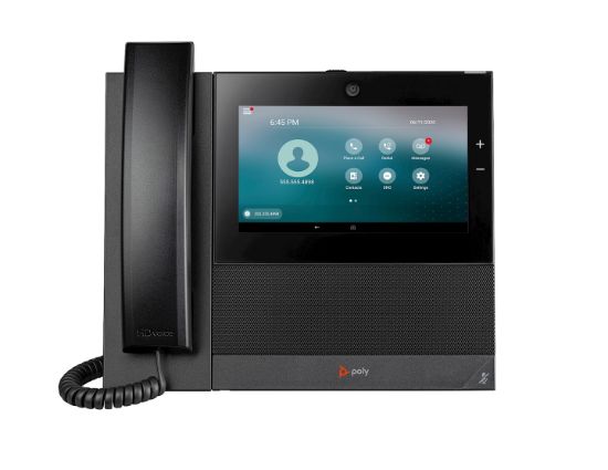 Image de HP Poly Téléphone multimédia professionnel Poly CCX 700 avec Open SIP et compatible PoE (82Z83AA)