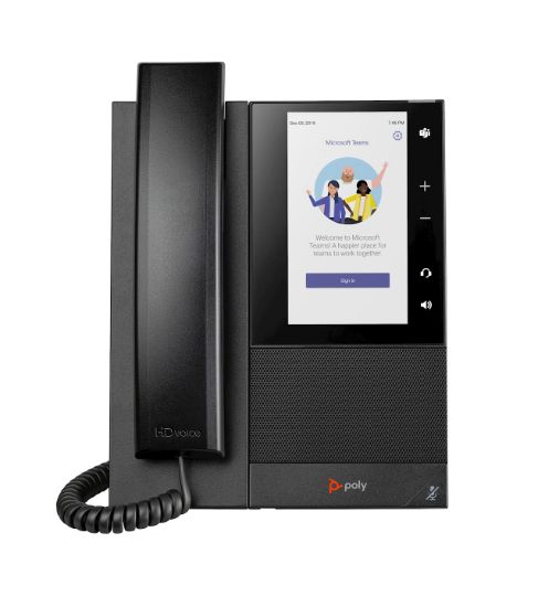 Image de HP Poly Téléphone multimédia professionnel Poly CCX 505 pour Microsoft Teams et compatible PoE (82Z79AA)