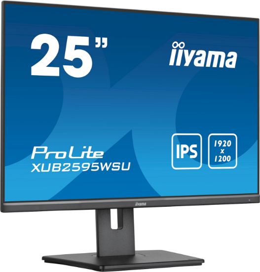 Image de iiyama ProLite écran plat de PC 63,5 cm (25") 1920 x 1200 pixels WUXGA LED Noir (XUB2595WSU-B5)