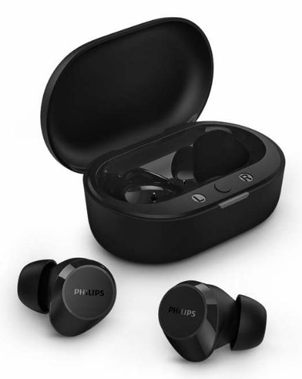 Image de Philips casque True Wireless Stereo (TWS) Ecouteurs Appels/Musique Bluetooth Noir (TAT1209BK/00)