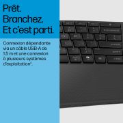 Image de HP 485 Comfort Wired Keyboard (8T6M2AA#ABB)