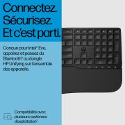 Image de HP 685 CFT DUAL-MODE KBD clavier Bureau RF sans fil + Bluetooth Noir (8T6L9UT#AC0)