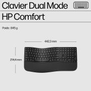 Image de HP 685 CFT DUAL-MODE KB/MSE COMBO clavier Souris incluse Bureau RF sans fil + Bluetooth Noir (8T6L7UT#AC0)