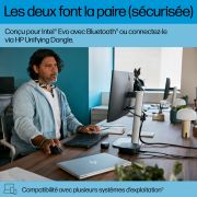 Image de HP 685 CFT DUAL-MODE KB/MSE COMBO clavier Souris incluse Bureau RF sans fil + Bluetooth Noir (8T6L7UT#AC0)