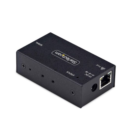 Image de StarTech.com Adaptateur Série vers Ethernet à 1 Port, Serveur de Périphérique Série IP 802.3af PoE pour Périphériques RS232 Distants, Montage Mural/sur Rail DIN, Con ... (I13P-SERIAL-ETHERNET)
