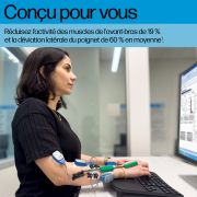 Image de HP 965 BLK ERGONOMIC WL KBD clavier Maison RF sans fil + Bluetooth Noir (7E756AA#AC0)